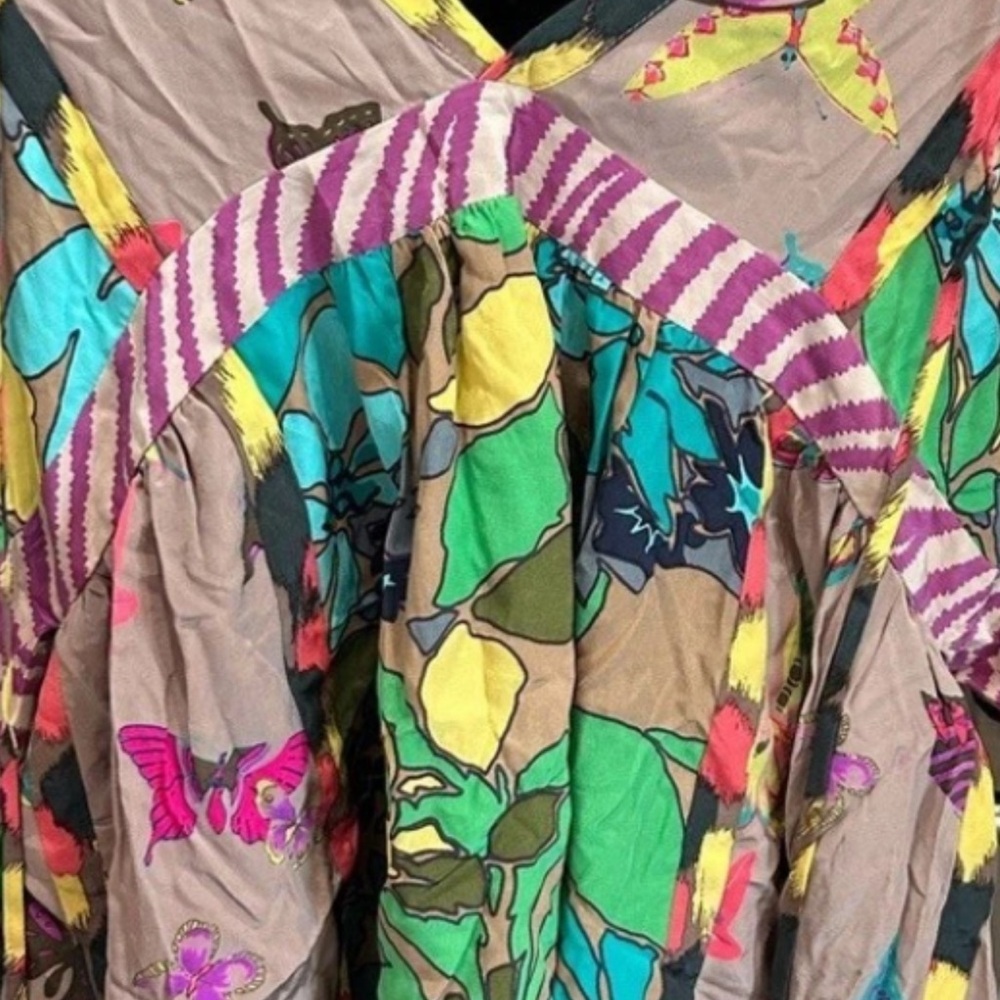 Rebecca Taylor Multicolor Floral Women's silk top